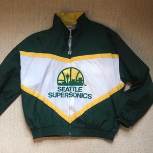 Vintage Seattle Supersonics Windbreaker